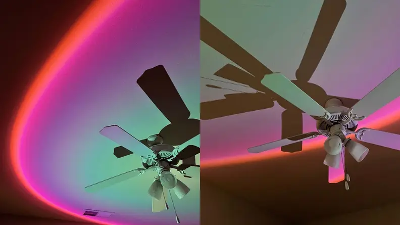 Sunset Lamp Projection