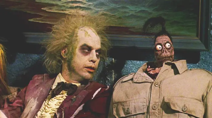 Beetlejuice and friend after a marathon of Tim Burton's more recent movies.