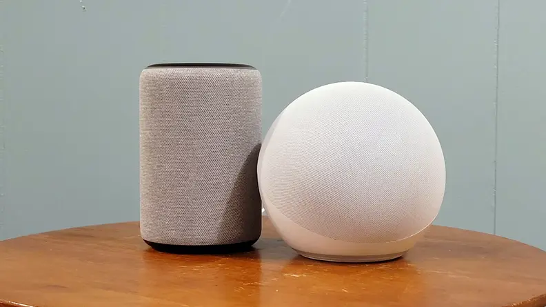 Echo Plus next to new Echo