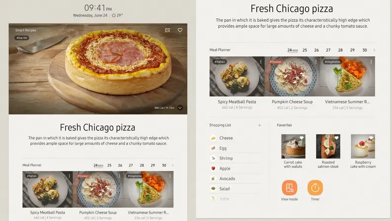 SmartThings recommends recipes based on your personal preferences.