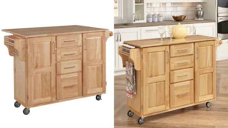 Home Styles Natural Kitchen Cart