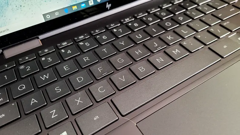 The HP Envy keyboard