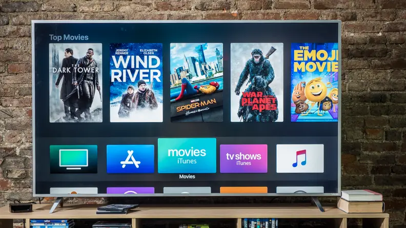 The interface of Apple TV 4K