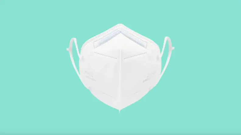White WellBefore disposable face mask.