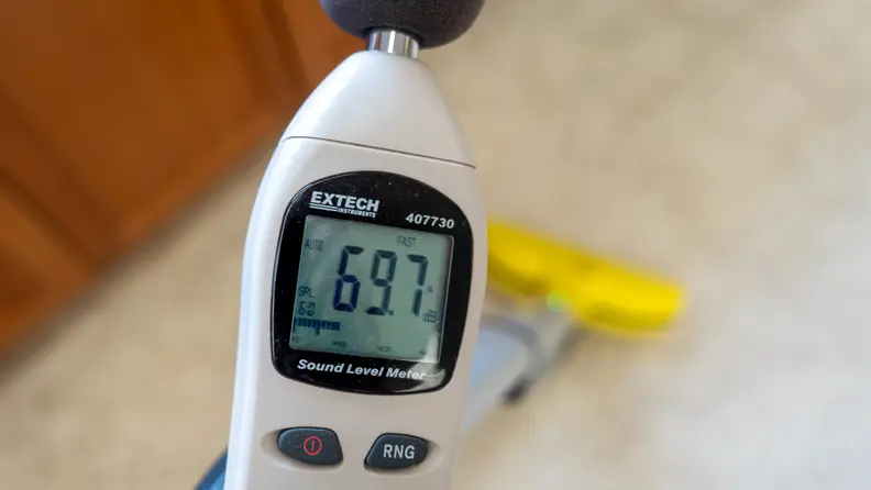 The FC 3 makes as much noise as a full-sized vacuum.