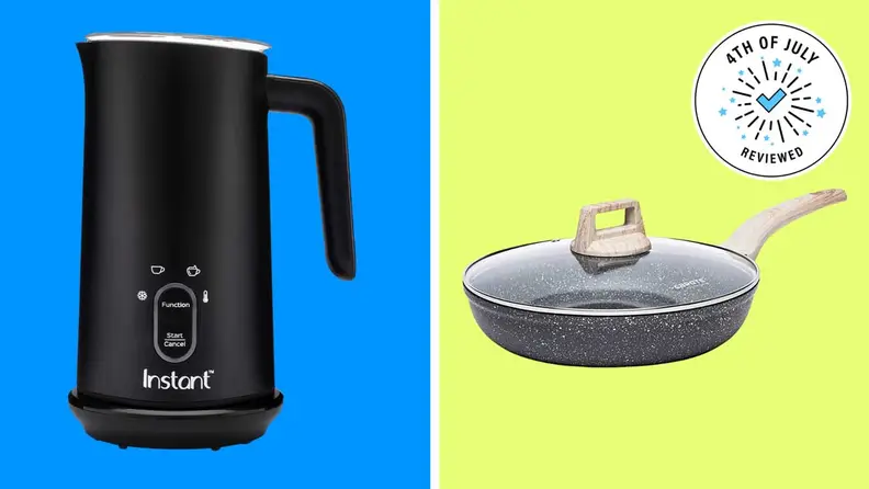 Instant milk frother and Carote pan