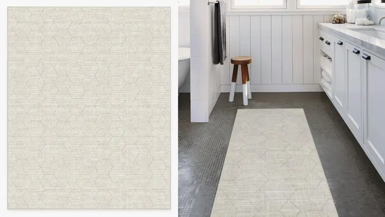 This understated rug would match just about any decor.