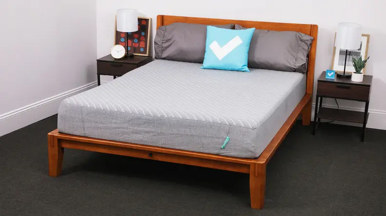 The Siena Memory Foam mattress in a bedroom.