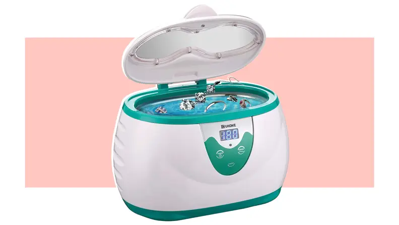 The Ultrasonic Cleaner, UKOKE 3800S Professional Ultrasonic Jewelry Cleaner.