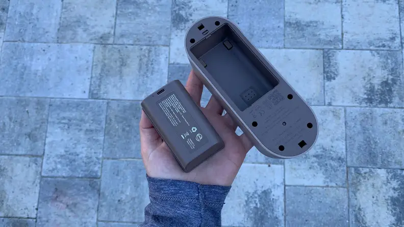 Nooie's Doorbell Cam comes with a rechargeable battery
