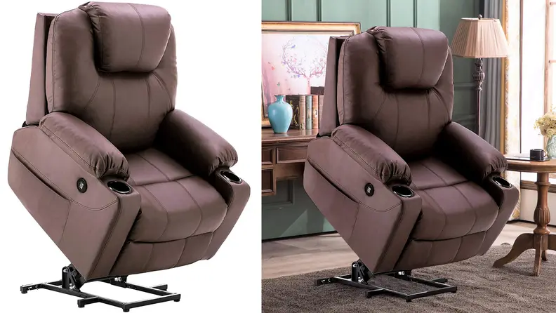 A Mcombo chair in the raised position.