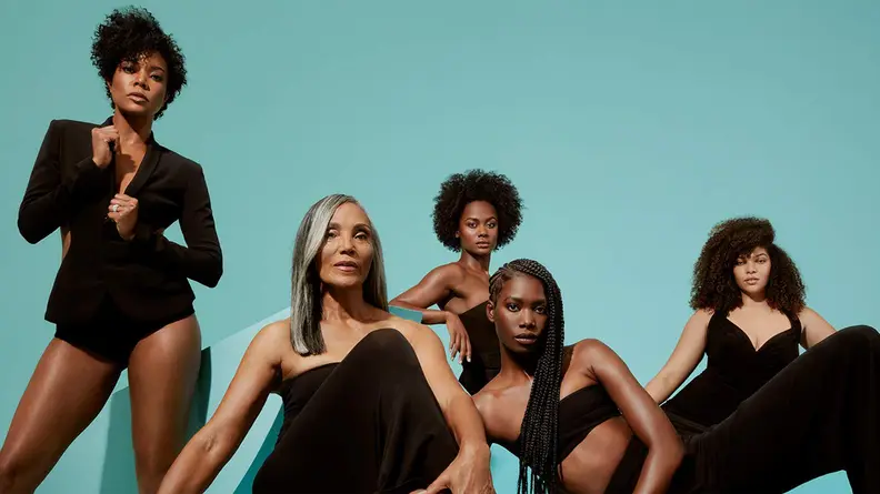 Gabrielle Union and the Flawless models.