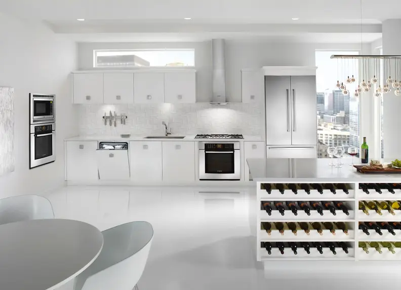 Bosch 800 Series Panel Ready in a kitchen