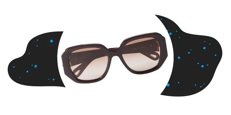 Oversized sunglasses.