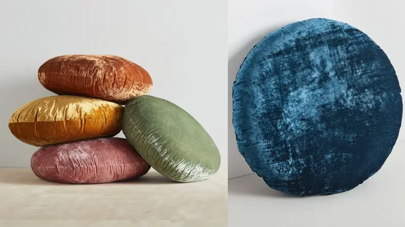 Velvet pillows