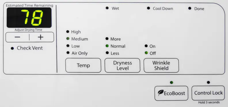 If you like simple appliances with a low learning curve, the Whirlpool Duet WED72HEDW might be a good dryer for you.