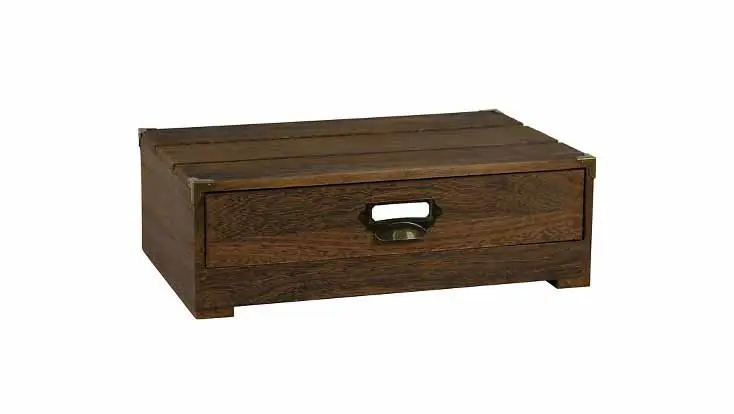 Threshold Monitor Stand with Drawer