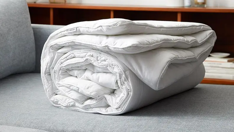 Brooklinen weighted comforter