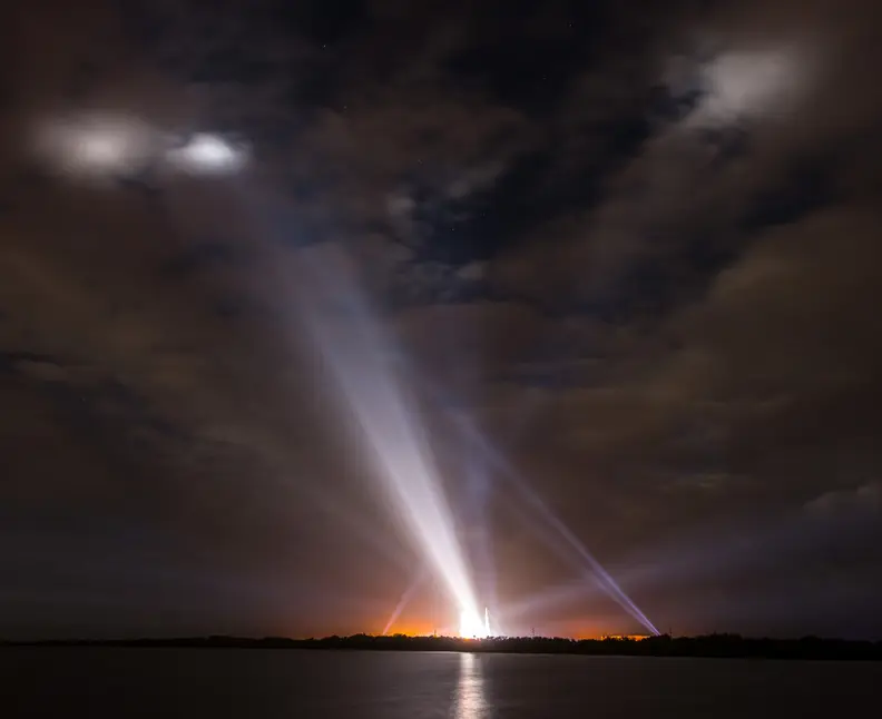 Orion Flight Test Lights