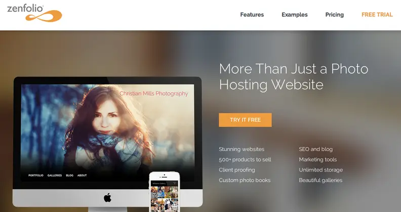 Zenfolio screenshot