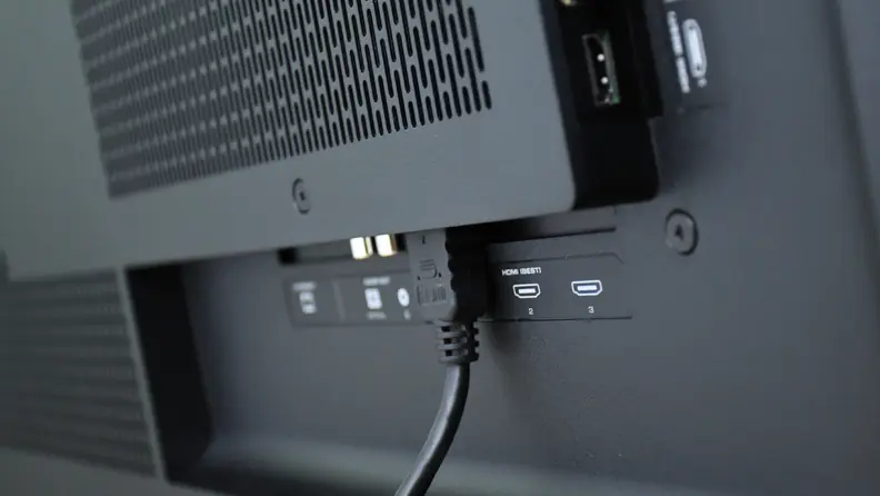 There are four 4K-ready HDMI 2.0 ports on the Vizio, but only HDMI 1 supports 4K and HDR at 60Hz—a must with some streaming boxes.