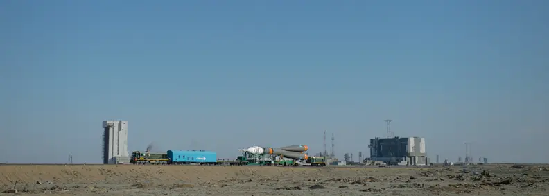 Soyuz Expedition 40 Preflight Rollout