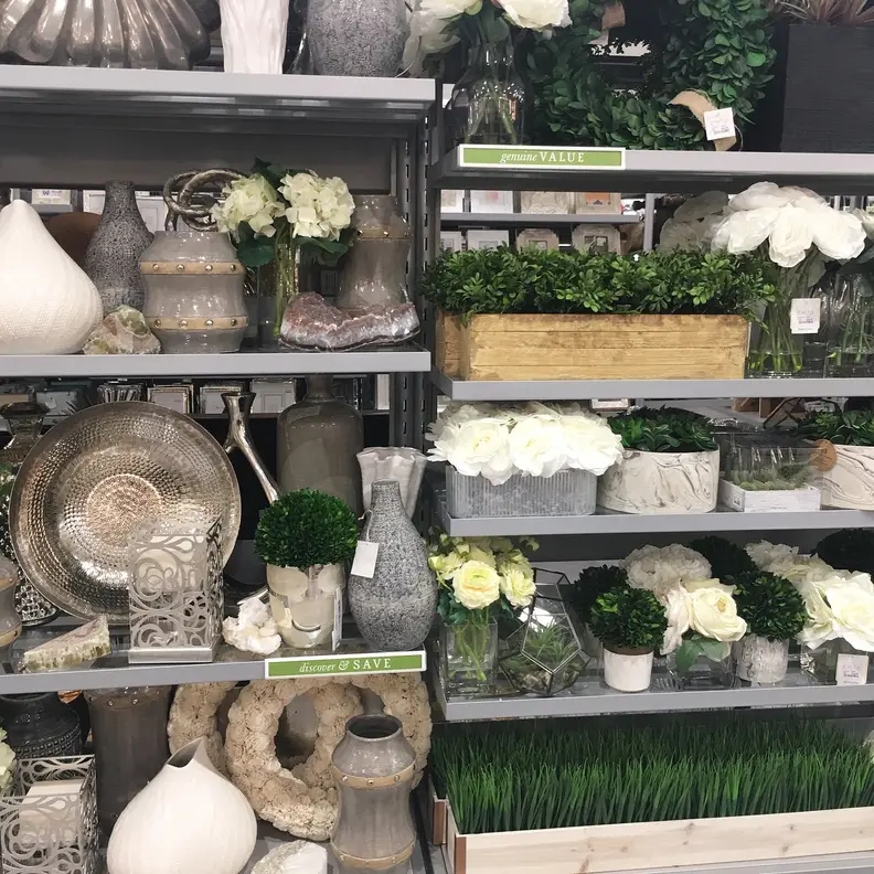 Greenery decor at Homesense