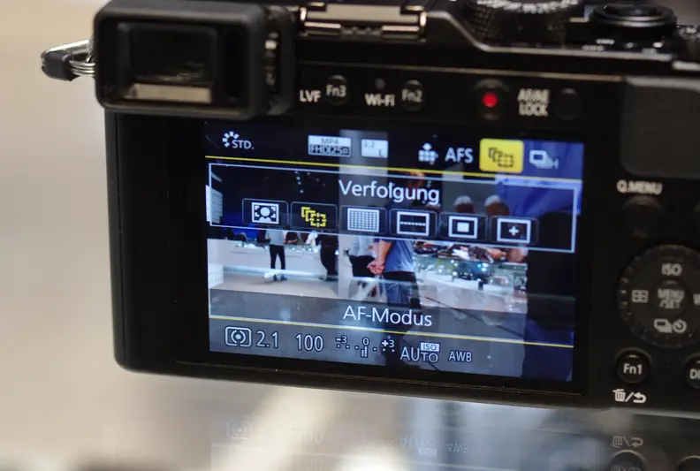 Though you'll primarily use the physical dials for controlling exposure, the LX100 still includes Panasonic's Quick Menu.