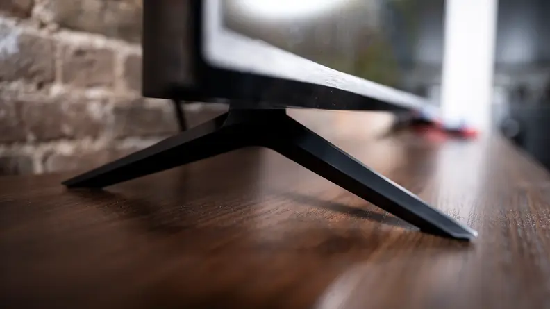 A close-up of the 2021/2022 Vizio V-Series feet