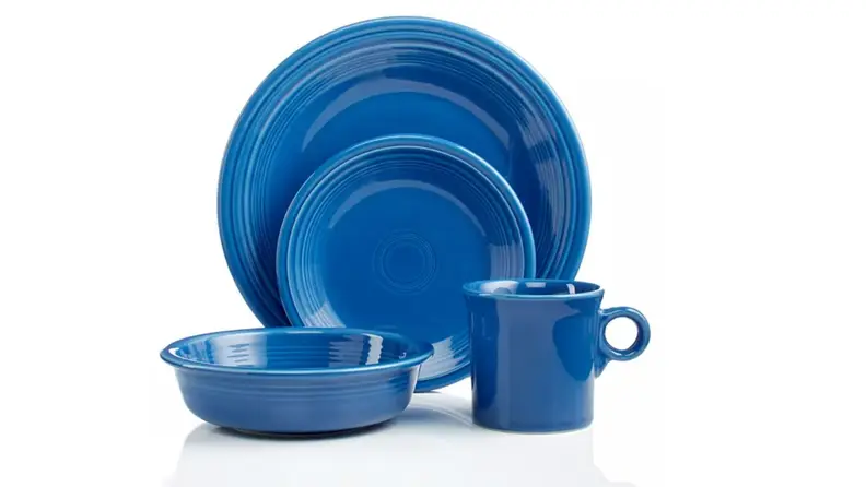 A set of lapis blue Fiestaware