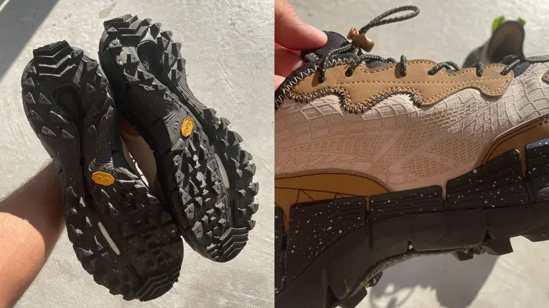 Bottom of Reebok Kinetica II Edge shoe.