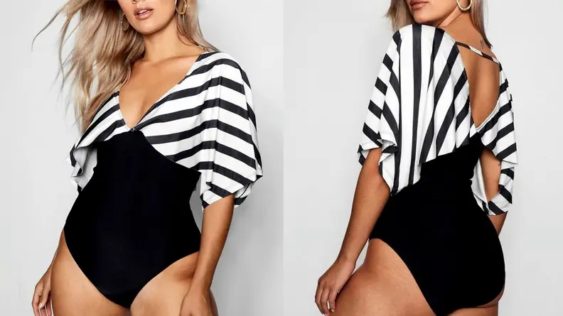 Boohoo Cold Shoulder One-Piece