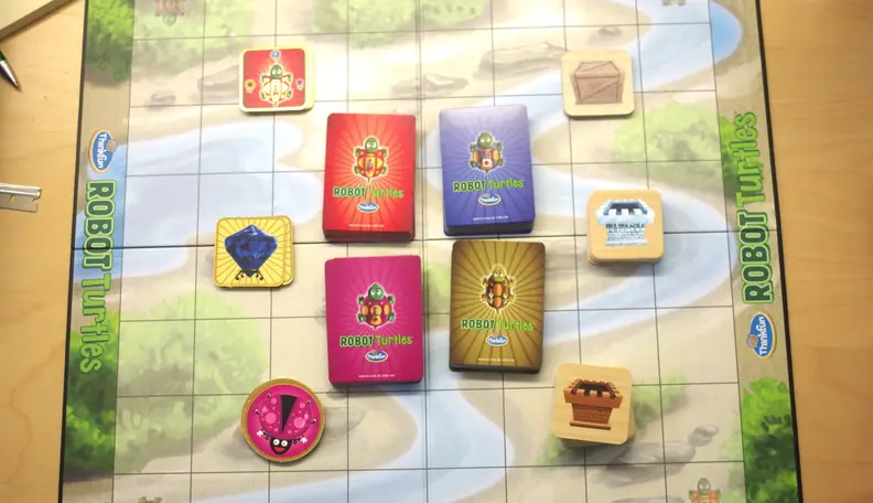 Robot Turtles is a board game that teaches young kids how to code.