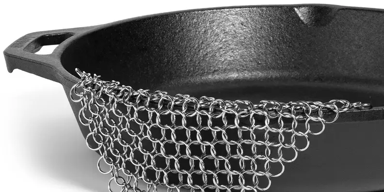 Amagabeli Cast Iron Chainmail Scrubber