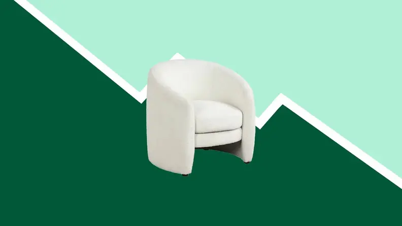 Image of chair against a green background