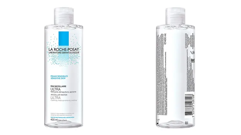 The La Roche-Posay Micellar Cleansing Water Ultra and Makeup Remover.