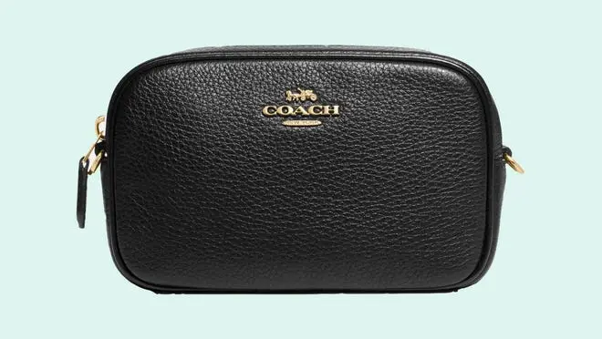 black convertible belt bag from Coach Outlet