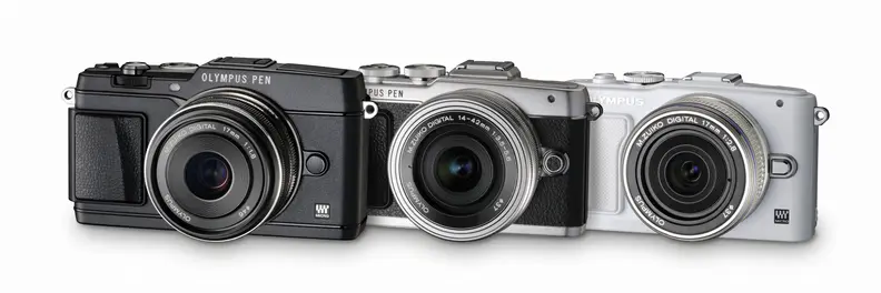 The Olympus E-PL7 can be purchased in several color variations, similar to previous PEN models.