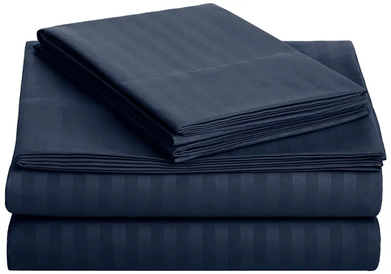 These AmazonBasics sheets are well-reviewed and very affordable, available in every size and multiple colors.