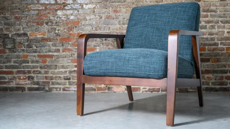 A Rivet Huxley Mid-Century modern chair
