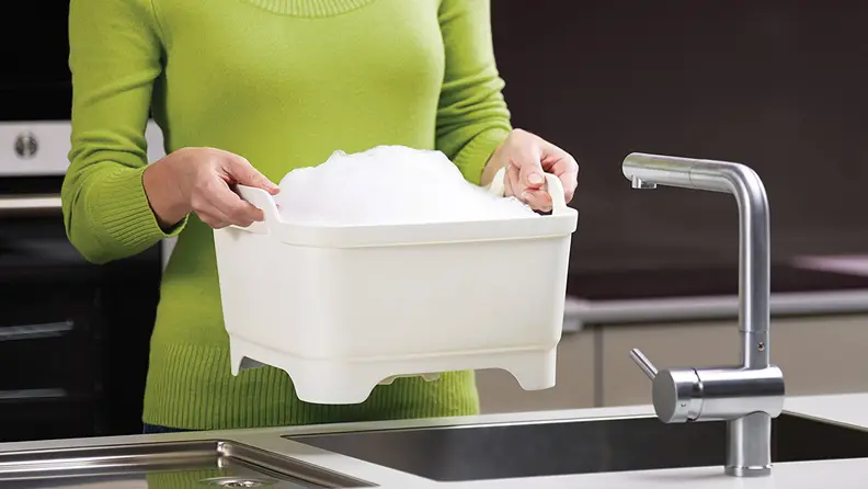 A basin for hand laundry