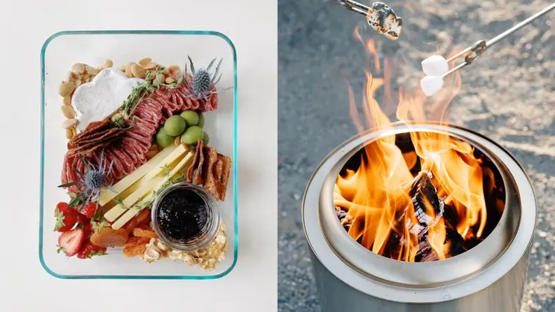 Elevate your hot cocoa party with personal cheese plates, a cozy fire pit, and more.