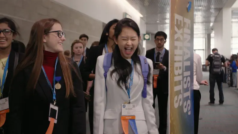two contestants in Science Fair documentary