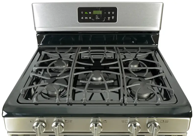 The Frigidaire FGGF3032MF has a total of five burners.