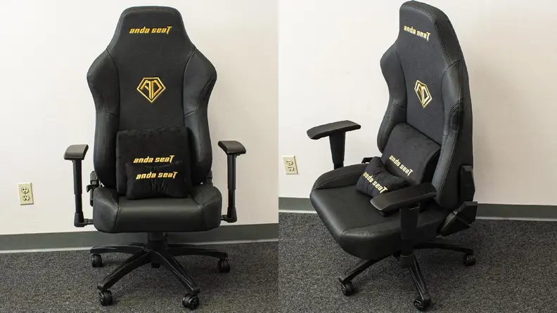 Shots of different angles of the AndaSeat Phantom 3 gaming chair.