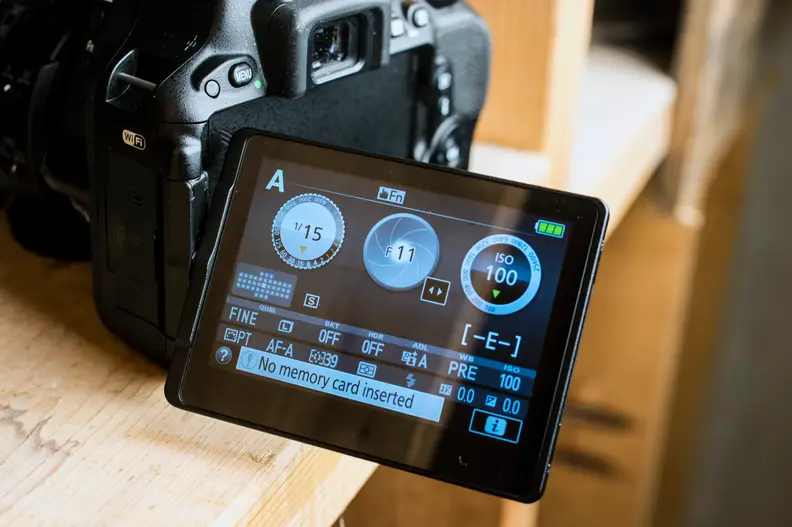 The rear screen tilts in almost every direction you could think of shooting from.