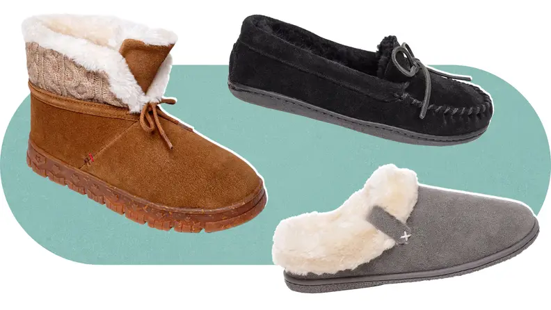 Three pairs of shoes from Minnetonka.