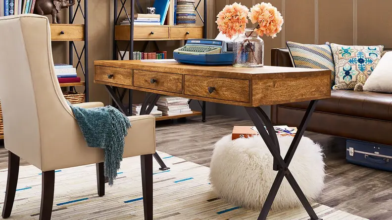 Pier 1 Imports Metro Weathered Java Desk