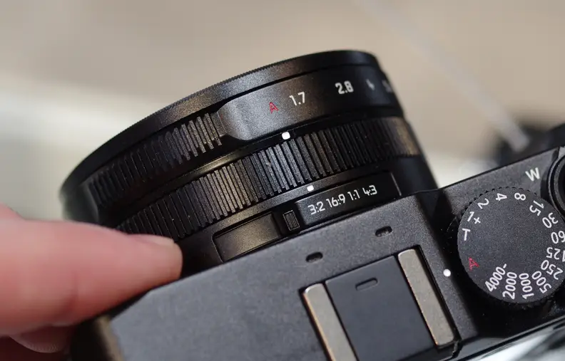 With the LX100 you can shoot in 16:9, 3:2, and 4:3 and utilize different portions of the sensor; only the 1:1 mode is cropped.
