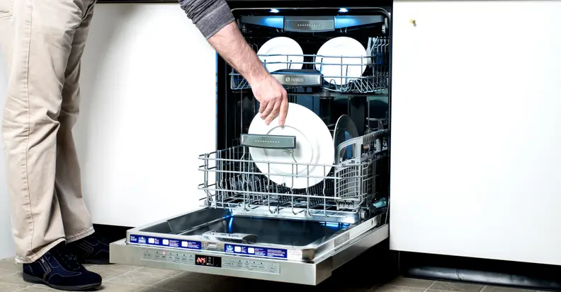 A Bosch Benchmark Series dishwasher